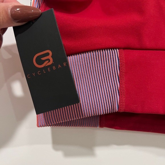 NWT CycleBar Free People Movement Hardio Cardio Brami in Red Grape - Size S - Picture 5 of 10